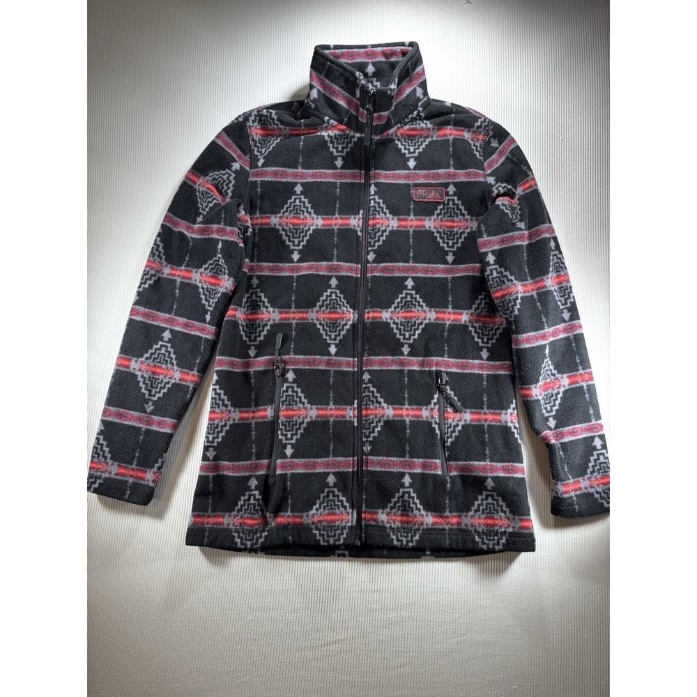 Powder River Outfitters Fleece Jacket Womens Sz S Aztec Pockets Panhandle Slim